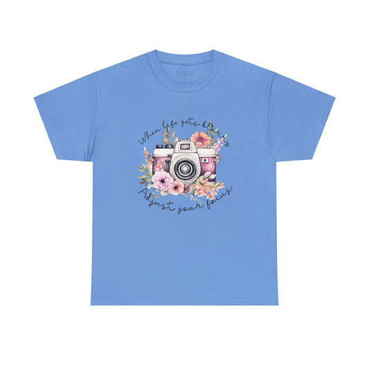 Adjust Your Focus Unisex Heavy Cotton Tee