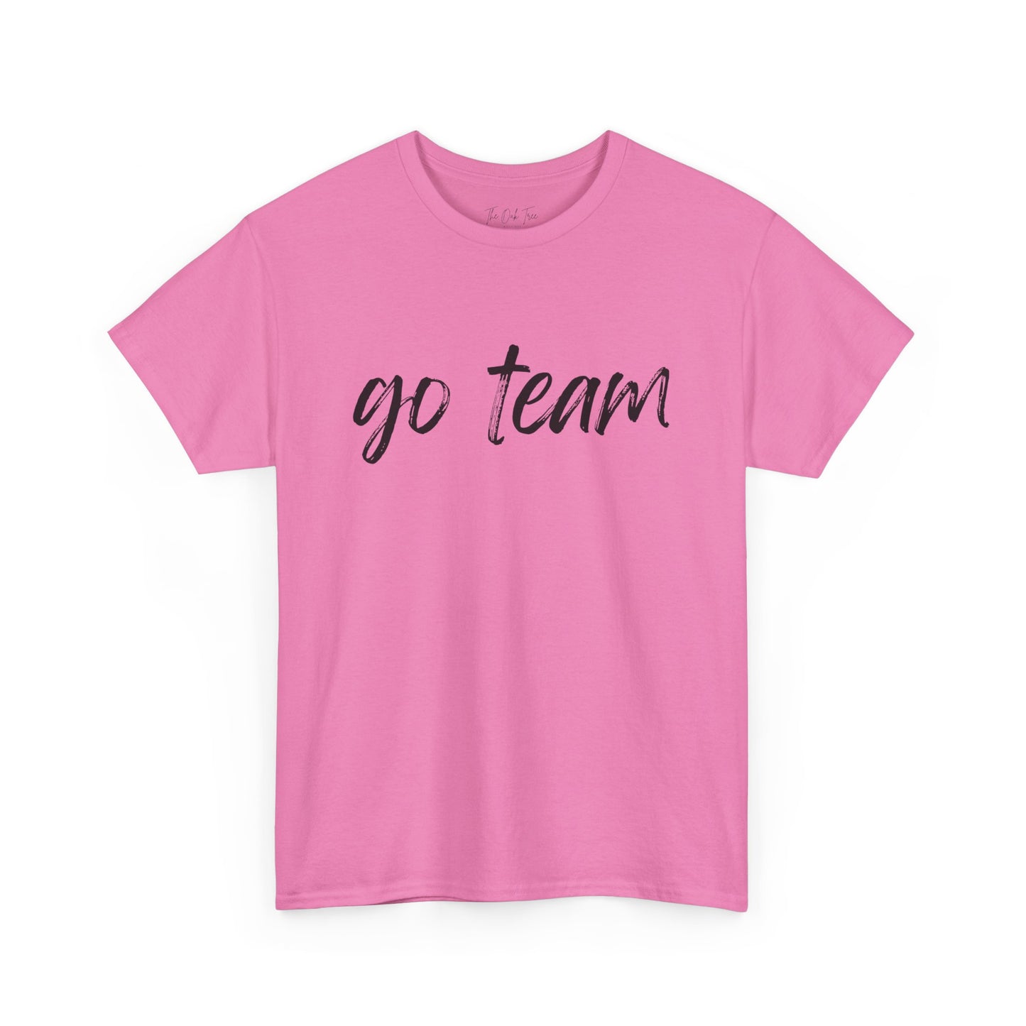 Go Team- Black Text Tee