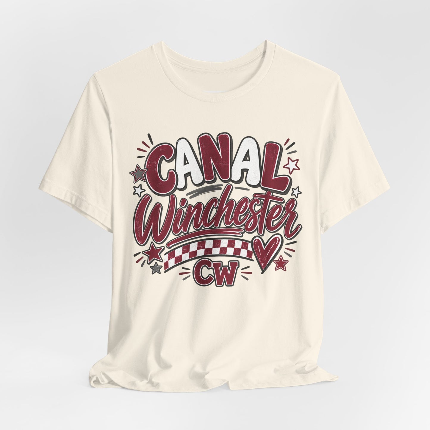 Canal Winchester Graphic Tee — Retro Town Pride CW T‑Shirt