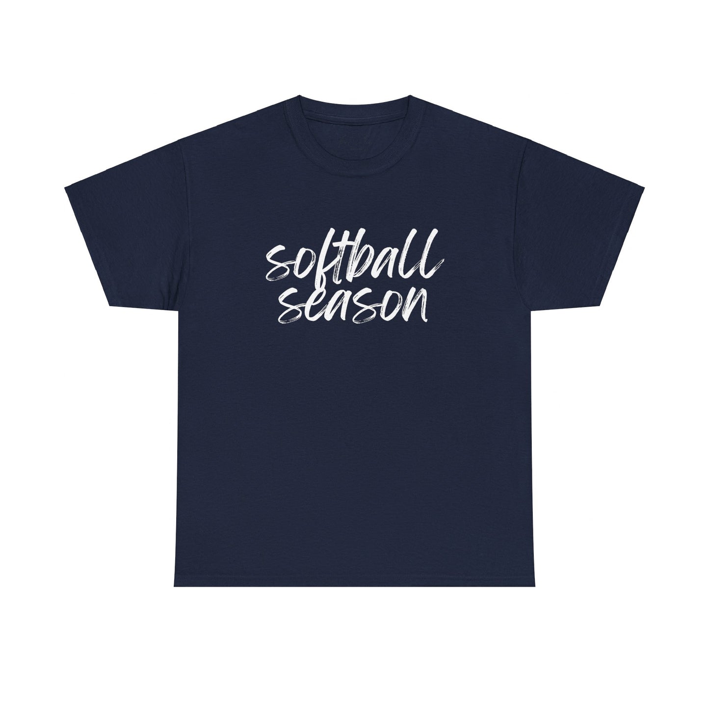Softball Season- White Text Tee