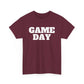 Game Day- White Text Tee