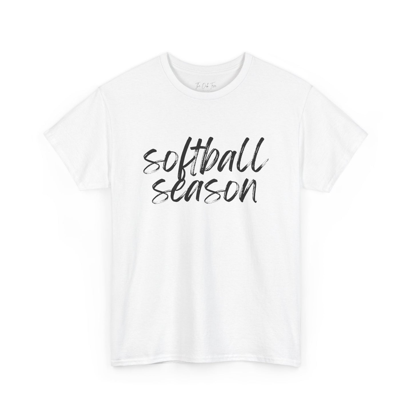 Softball Season- Black Text Tee