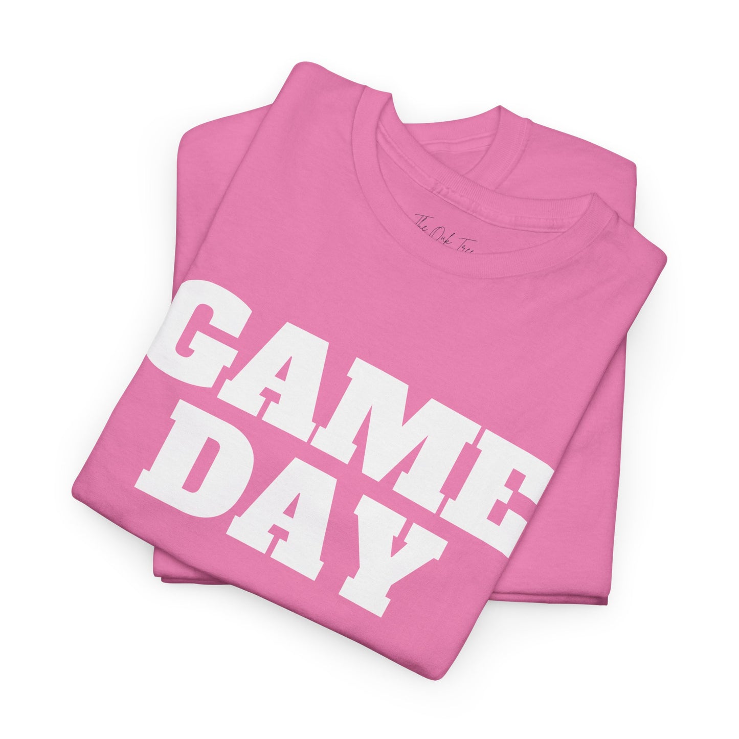 Game Day- White Text Tee