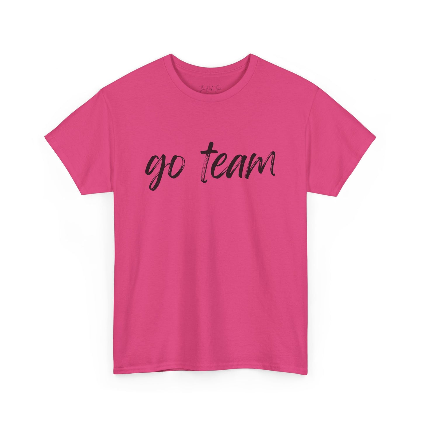 Go Team- Black Text Tee