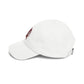 Embroidered CW Indians Mascot— Classic White Baseball Hat