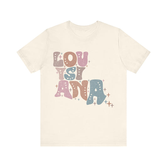 Louisiana State Tee Unisex Jersey Short Sleeve Tee
