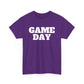 Game Day- White Text Tee