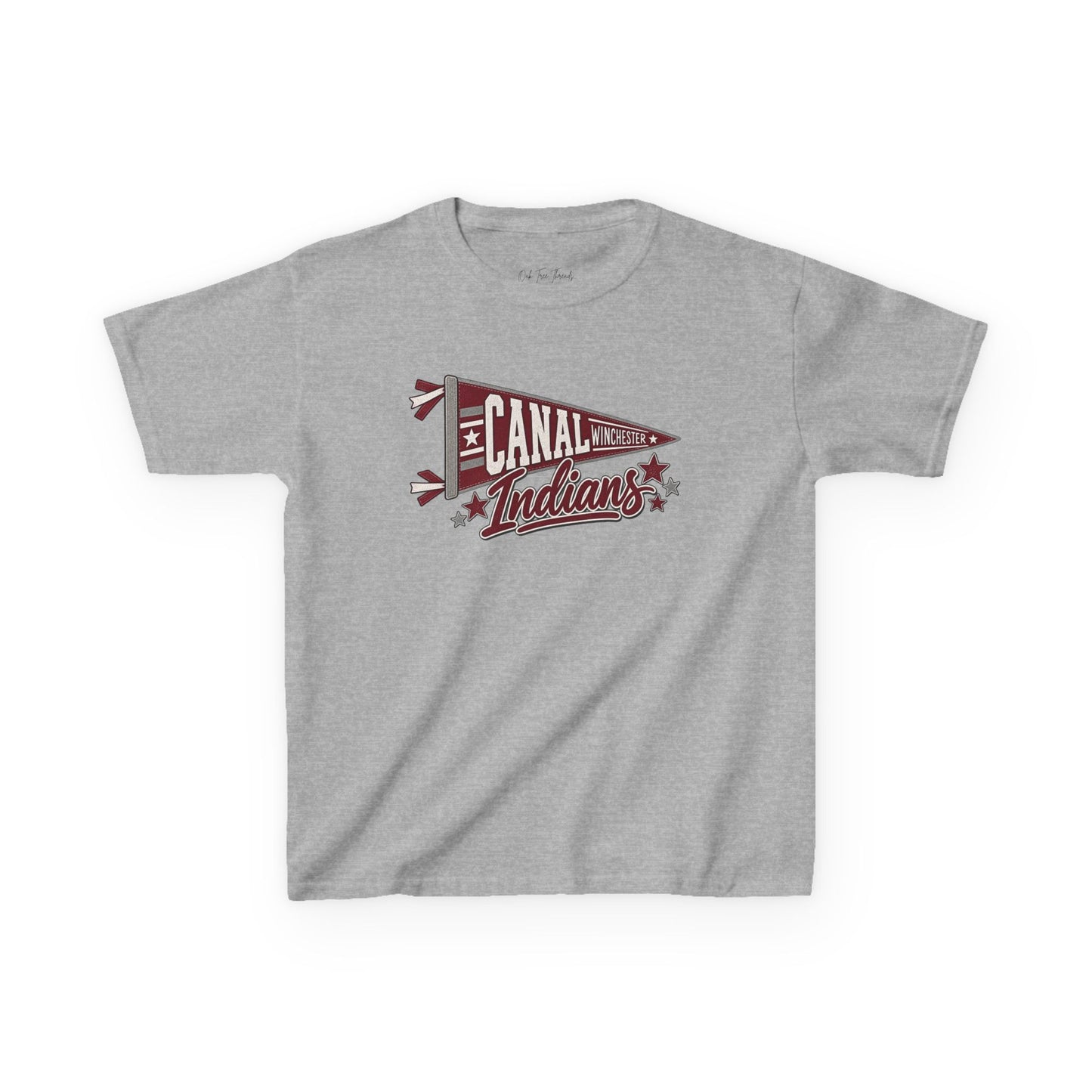 Kids Tee — Canal Indians Pennant Vintage School Spirit Shirt