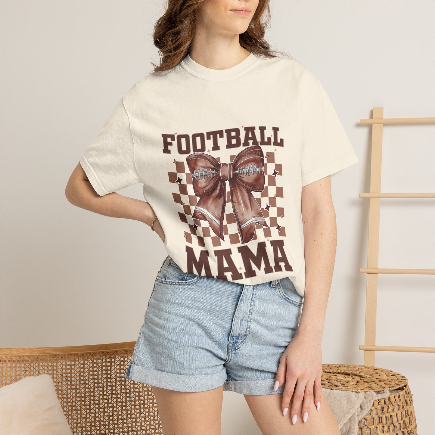 Football Mama Comfort Colors Tee