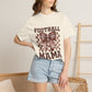 Football Mama Comfort Colors Tee