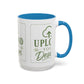 Custom Accent Coffee Mug – Custom Upload Design Ceramic Mug (11oz & 15oz)
