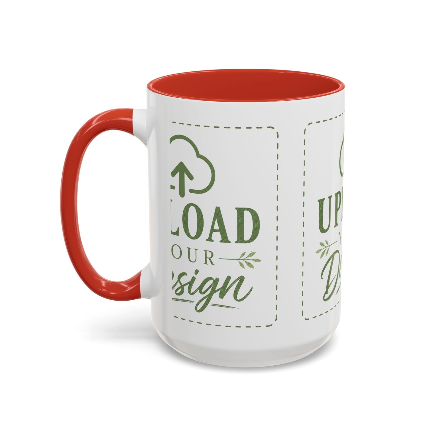 Custom Accent Coffee Mug – Custom Upload Design Ceramic Mug (11oz & 15oz)