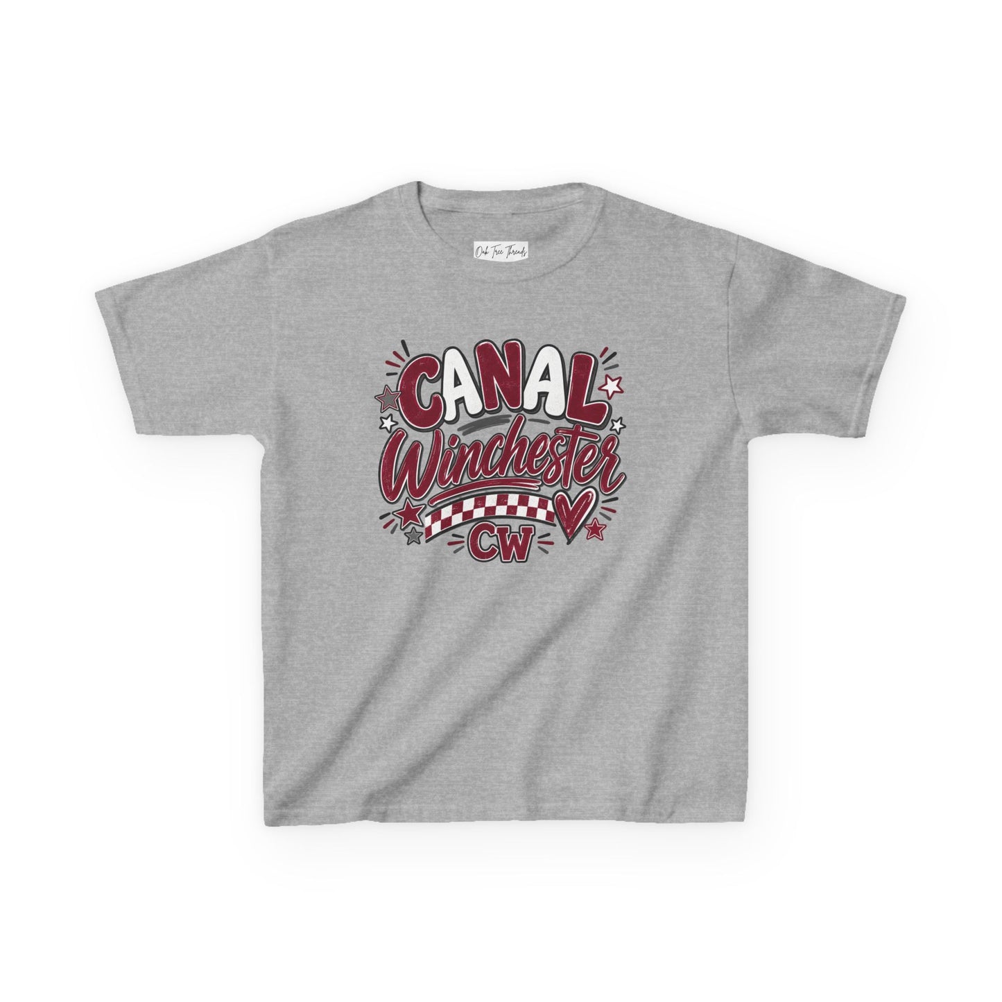 Kids Tee — Canal Winchester Graphic Tee — Retro Town Pride CW T‑Shirt