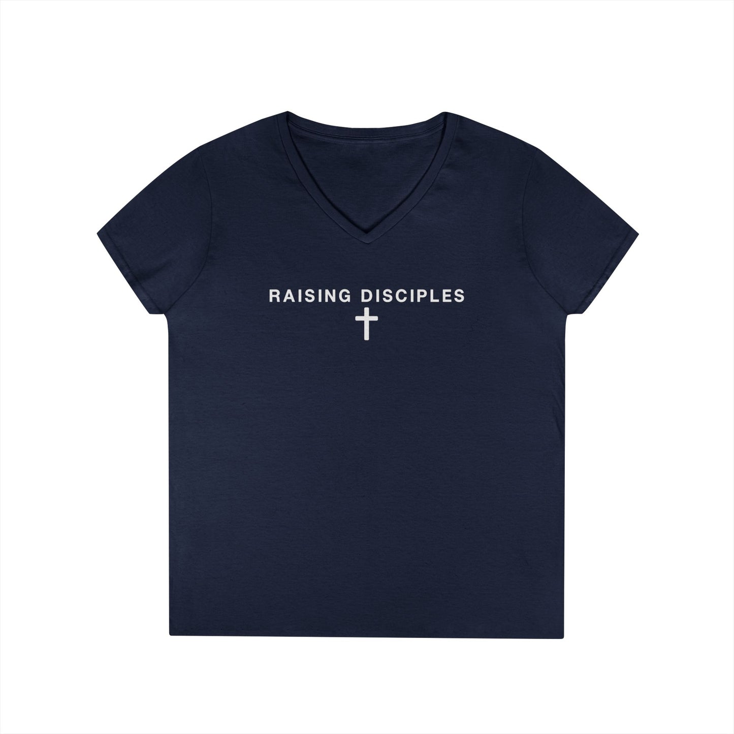 Raising Disciples Women’s V-Neck Tee