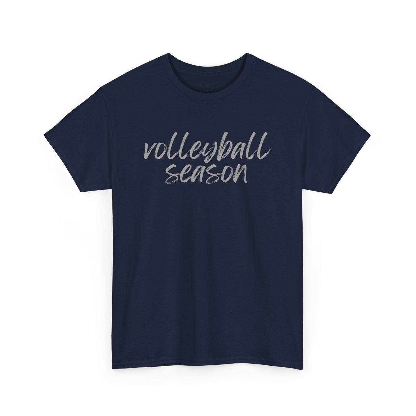 Volleyball Season- Grey Text Tee