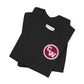 CW Circle Logo T‑Shirt – Maroon Chest Emblem Tee
