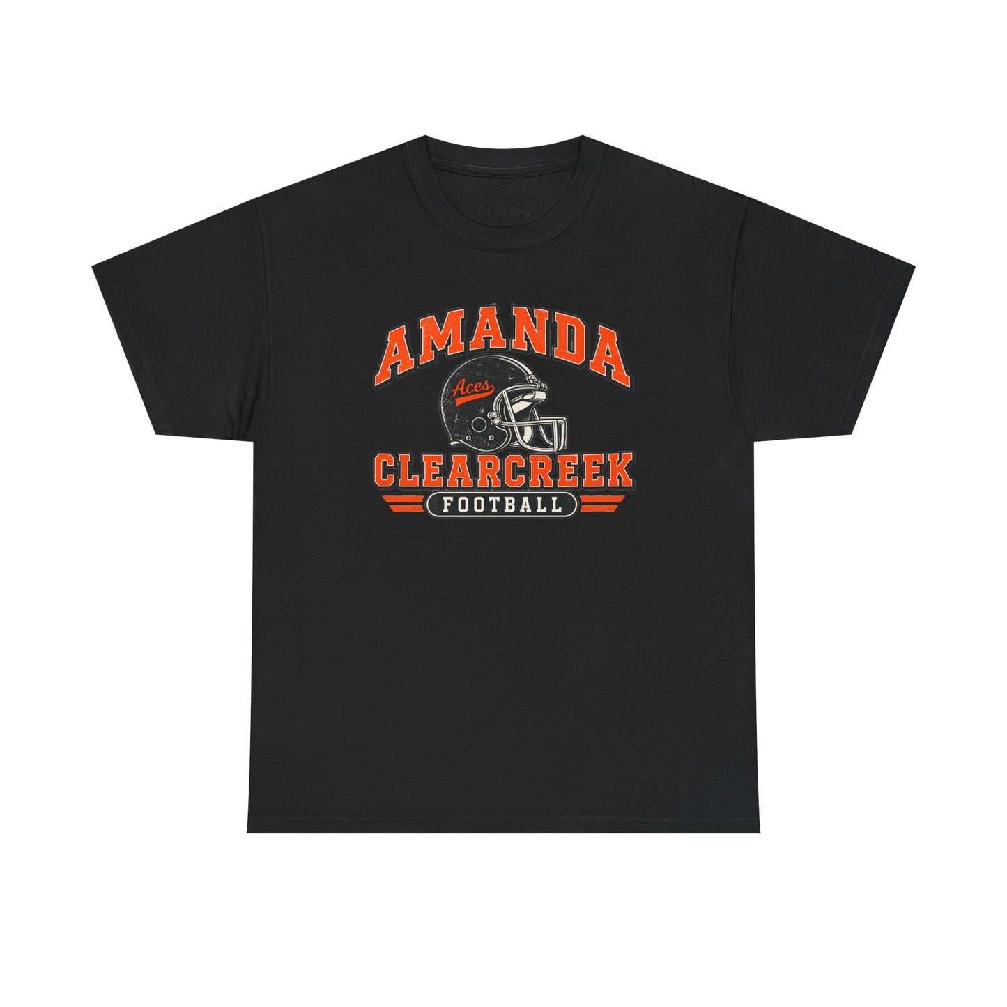Amanda Cleargreek Football T-Shirt — Personalized Team Tee