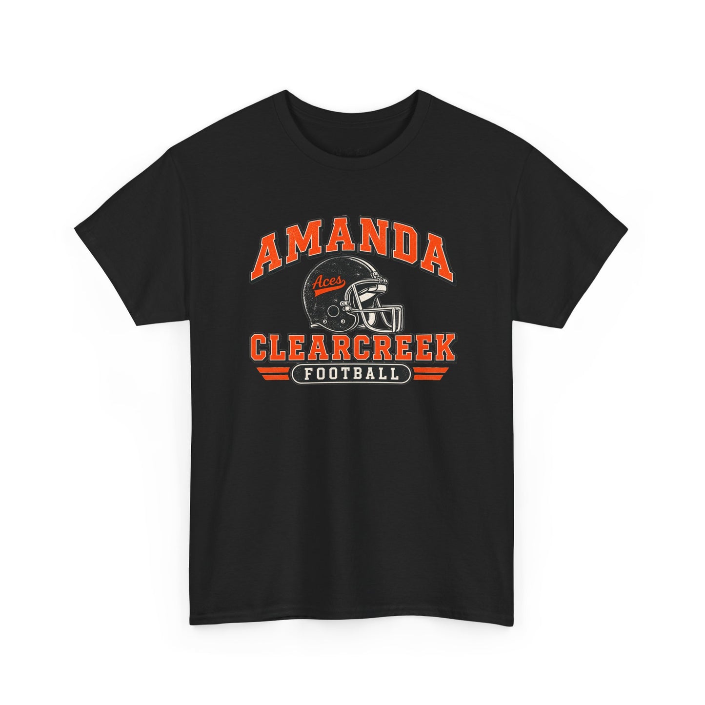 Amanda Cleargreek Football T-Shirt — Personalized Team Tee