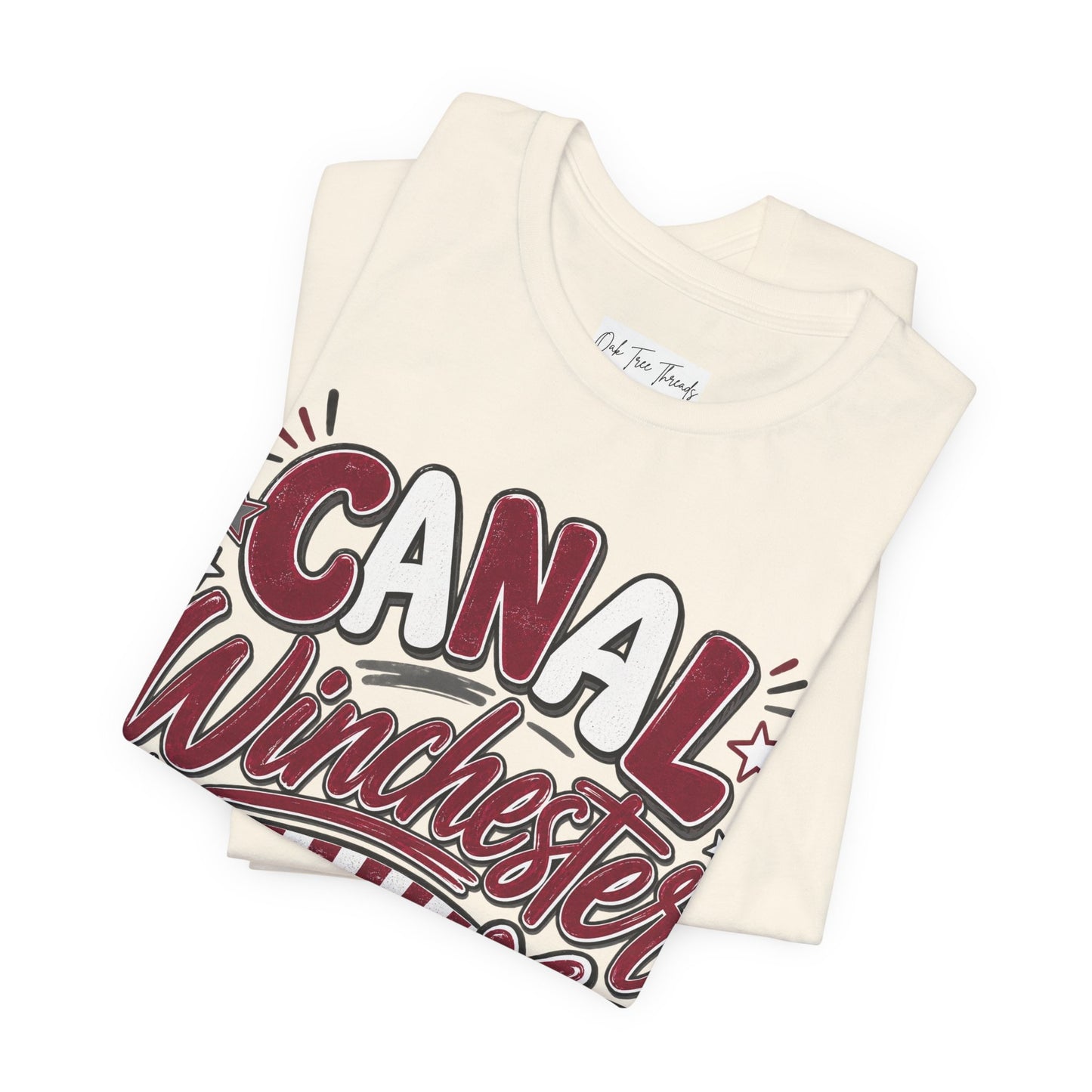 Canal Winchester Graphic Tee — Retro Town Pride CW T‑Shirt