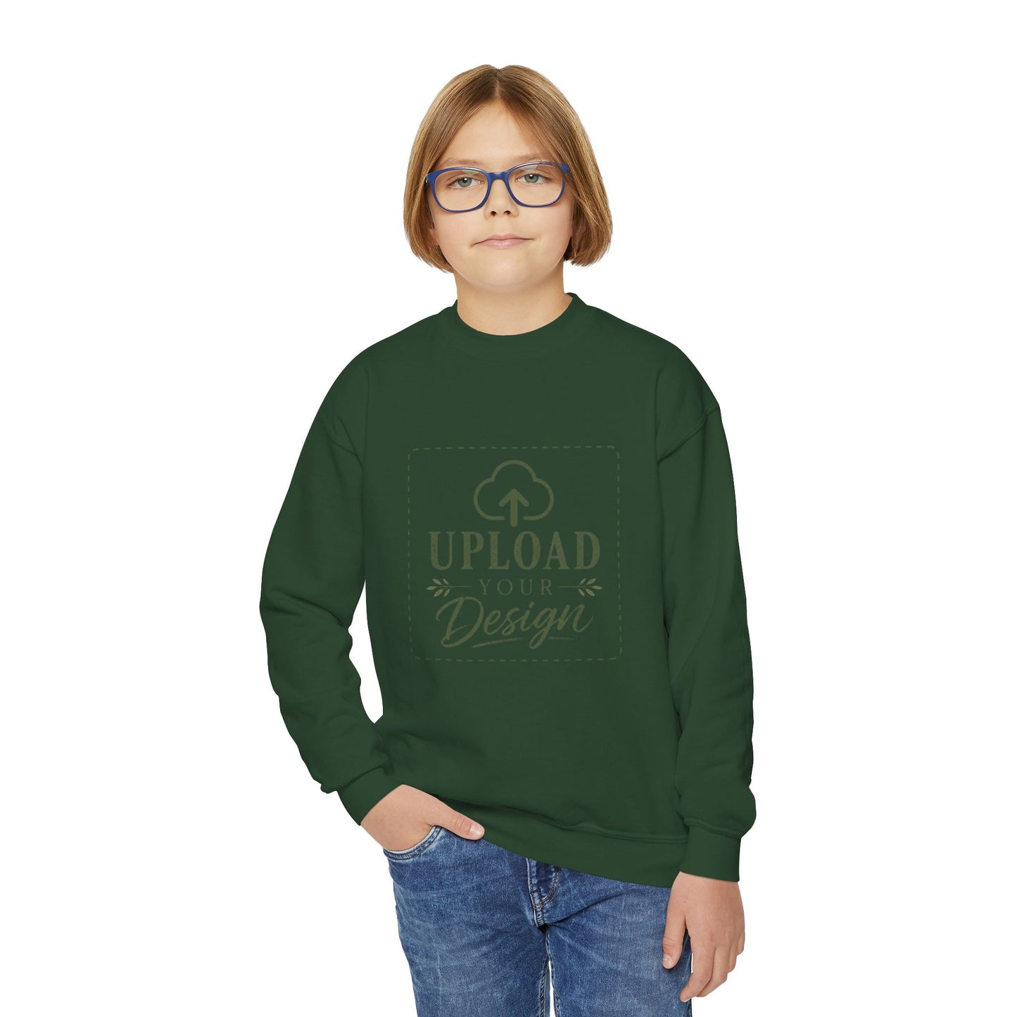 Custom Youth Sweatshirt – Upload Your Own Design