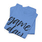Game Day- Black Text Script Tee