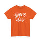 Game Day- White Text Script Tee