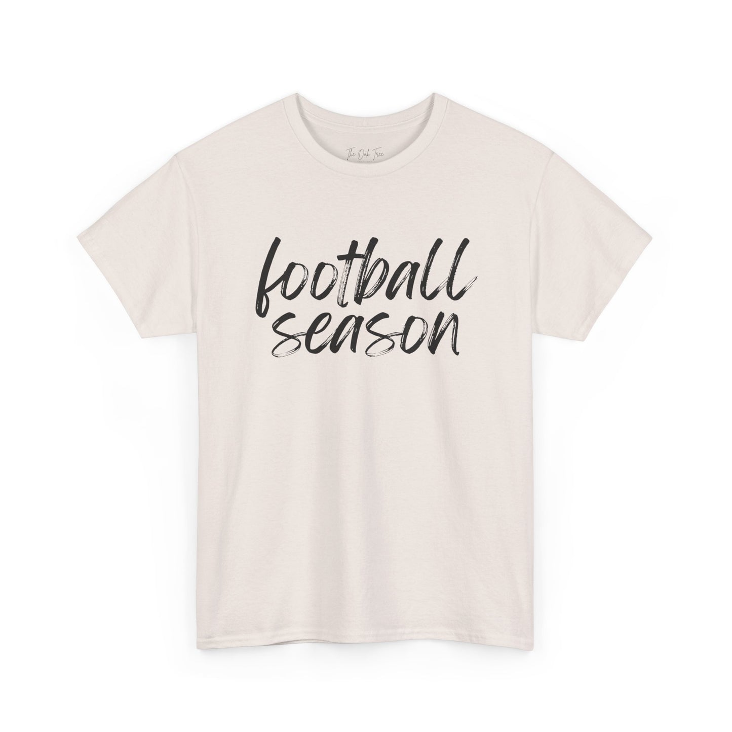 Football Season- Black Text Tee
