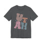 Utah State Tee Unisex Jersey Short Sleeve Tee