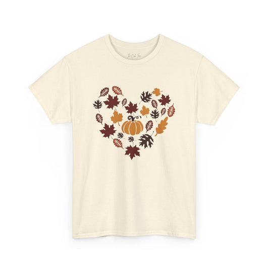 Autumn Heart Unisex Heavy Cotton Tee