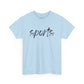 Sports- Black Text Tee