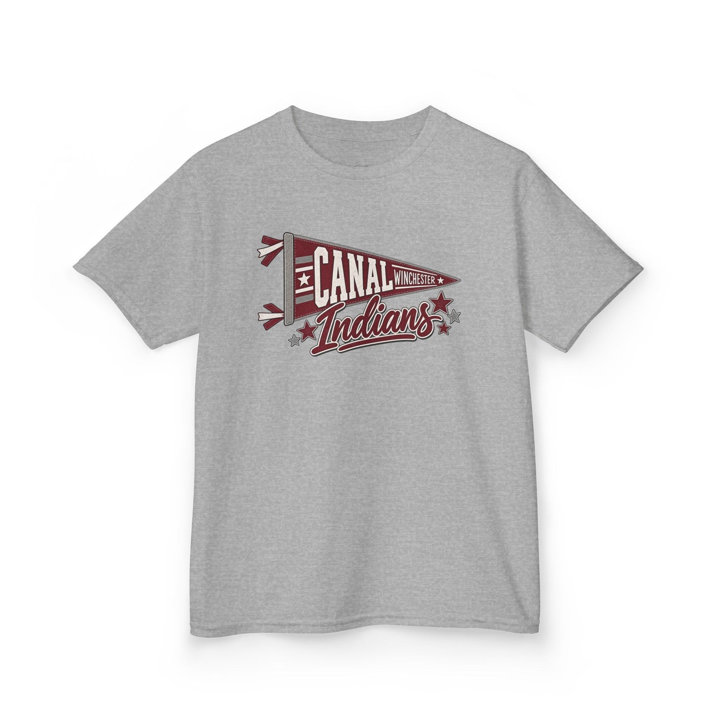 Kids Tee — Canal Indians Pennant Vintage School Spirit Shirt