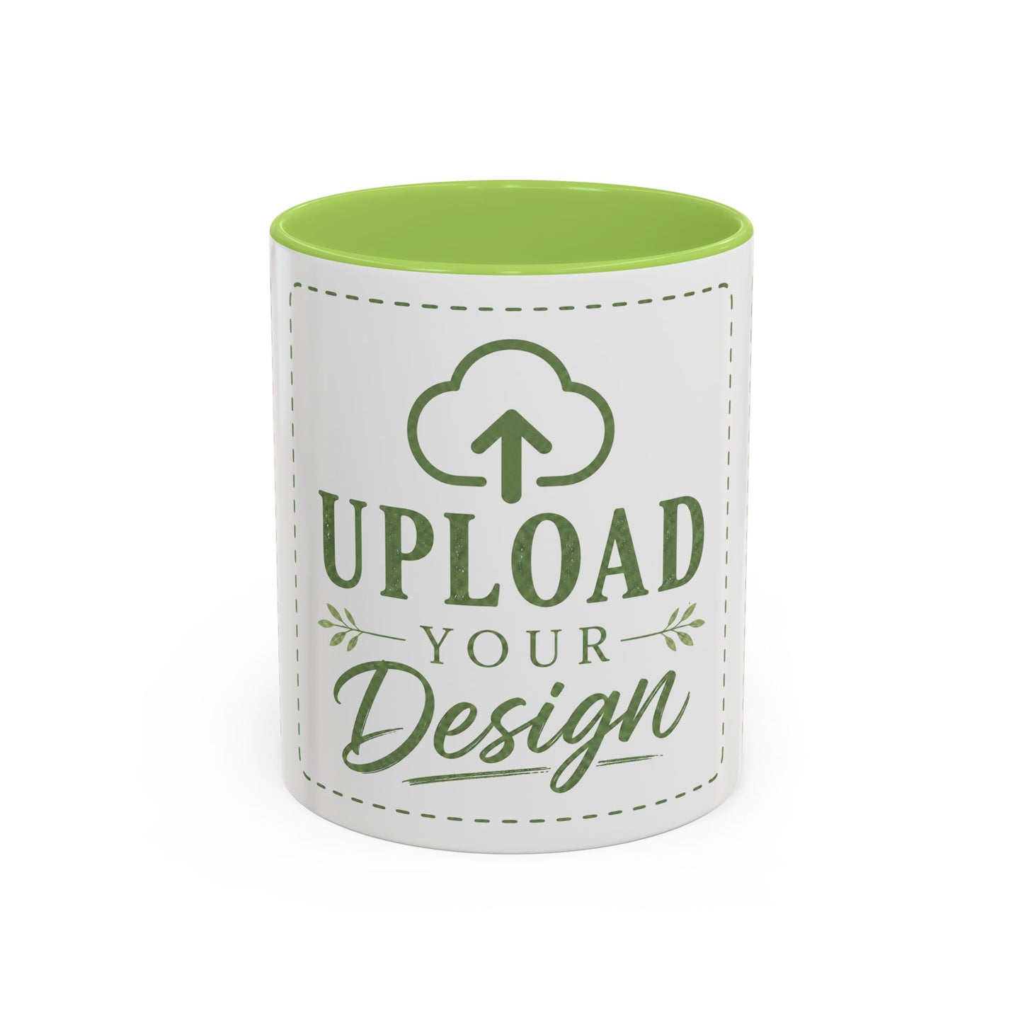 Custom Accent Coffee Mug – Custom Upload Design Ceramic Mug (11oz & 15oz)
