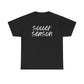 Soccer Season- White Text Tee