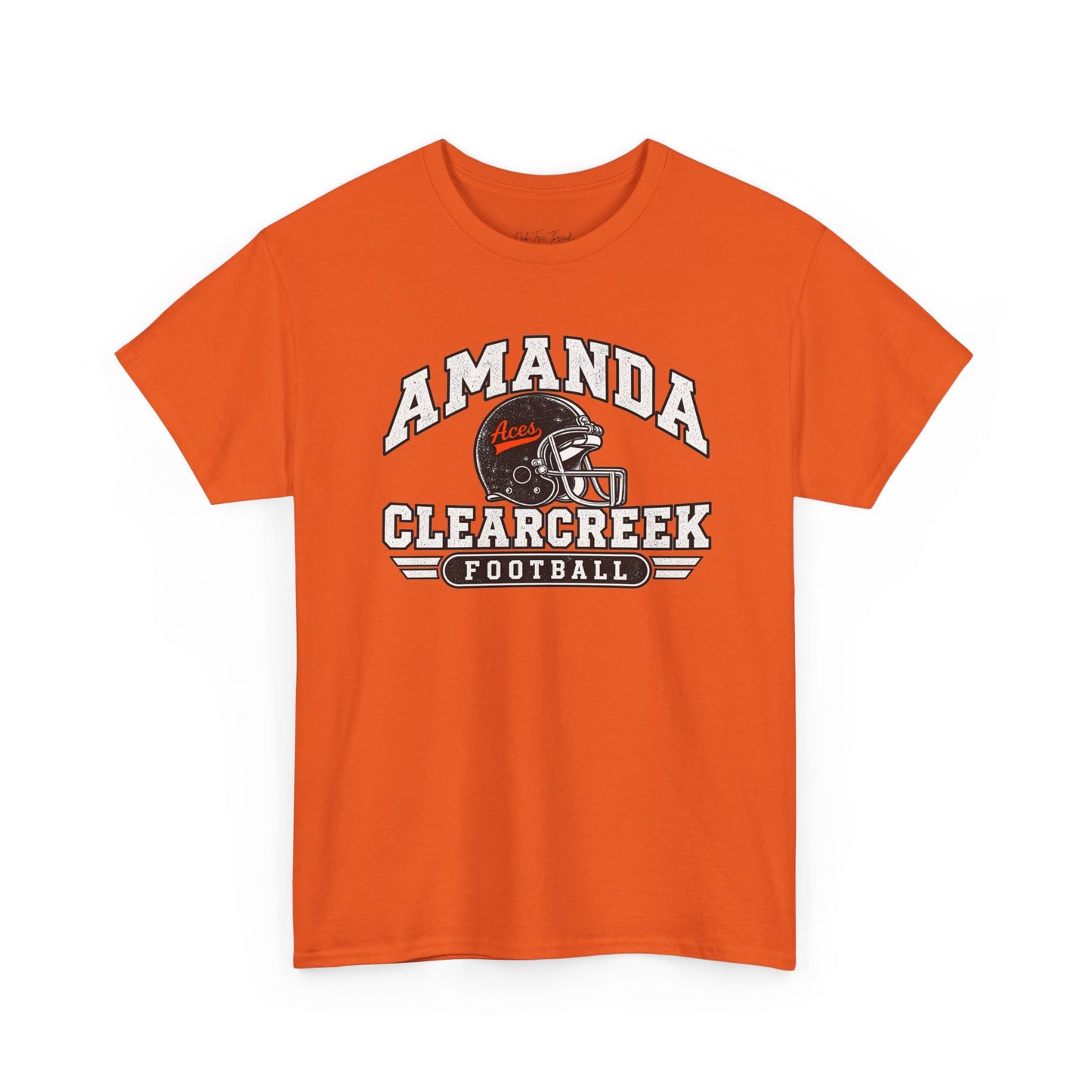 Amanda Cleargreek Football T-Shirt — Personalized Team Tee