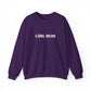 Embroidered Girl Mom Crewneck Sweatshirt-- Mom life pullover