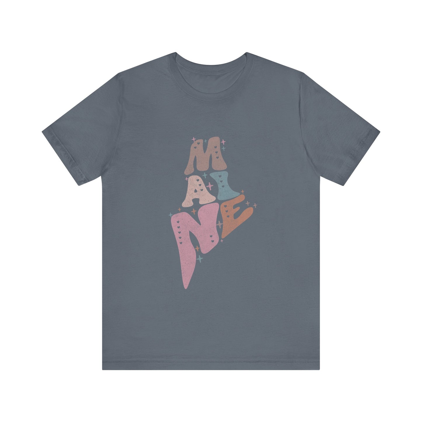 Maine State Tee Unisex Jersey Short Sleeve Tee