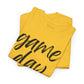 Game Day- Black Text Script Tee