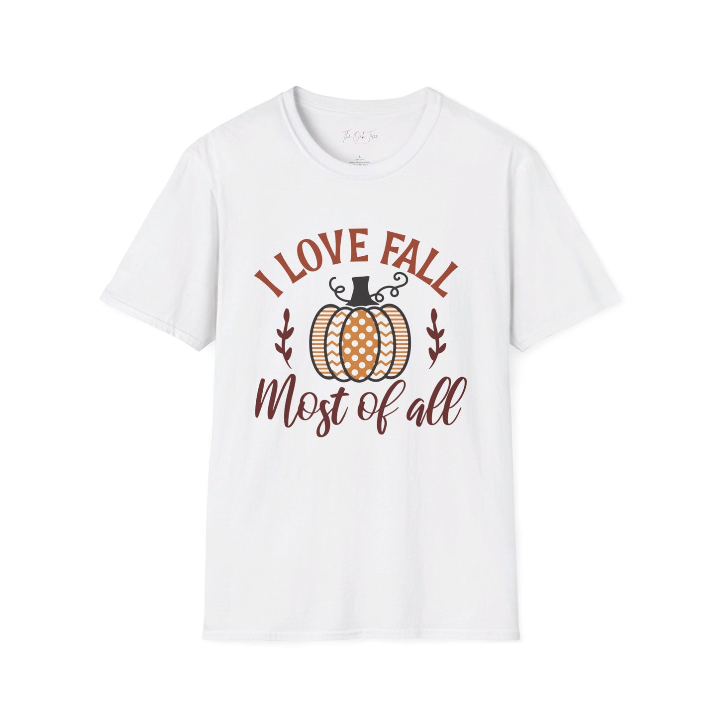 I Love Fall Most of All Unisex Heavy Cotton Tee