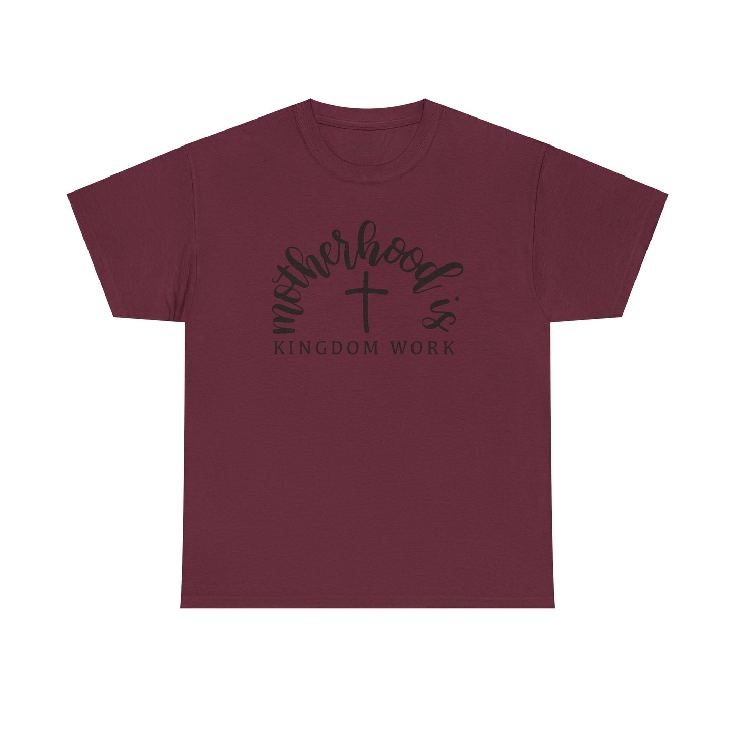 Motherhood is Kingdom Work Unisex Heavy Cotton Tee
