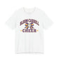 Bloom-Carroll Cheer T-Shirt — Purple & Gold Bow Spirit Tee