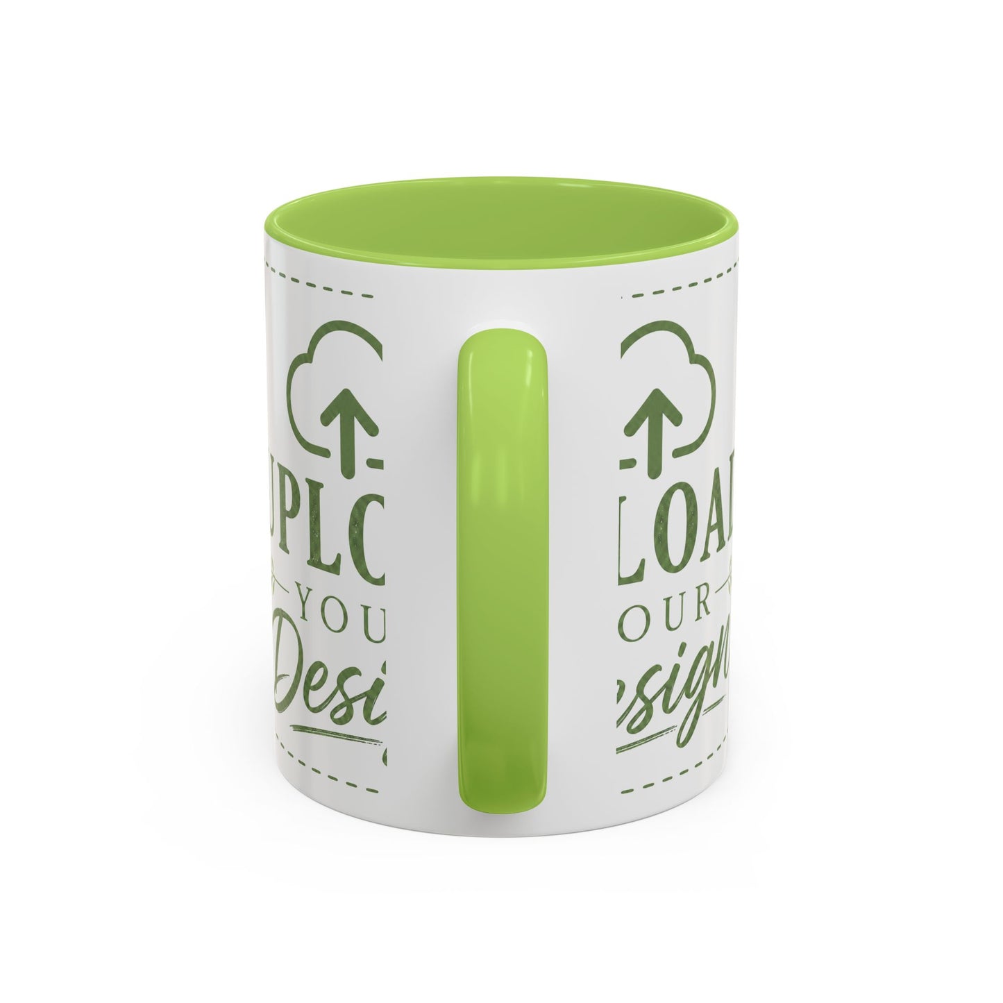 Custom Accent Coffee Mug – Custom Upload Design Ceramic Mug (11oz & 15oz)