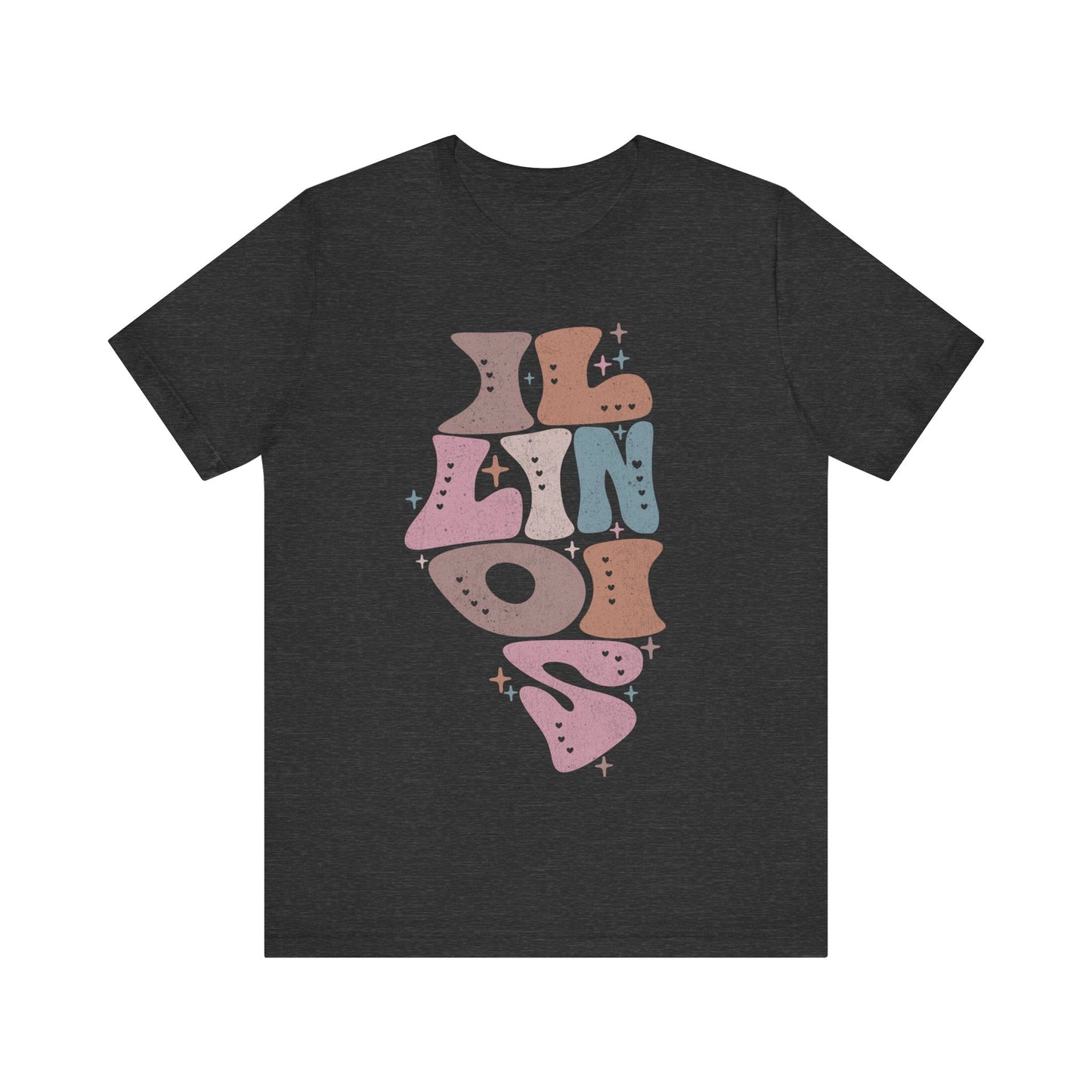 Illinois State Tee Unisex Jersey Short Sleeve Tee