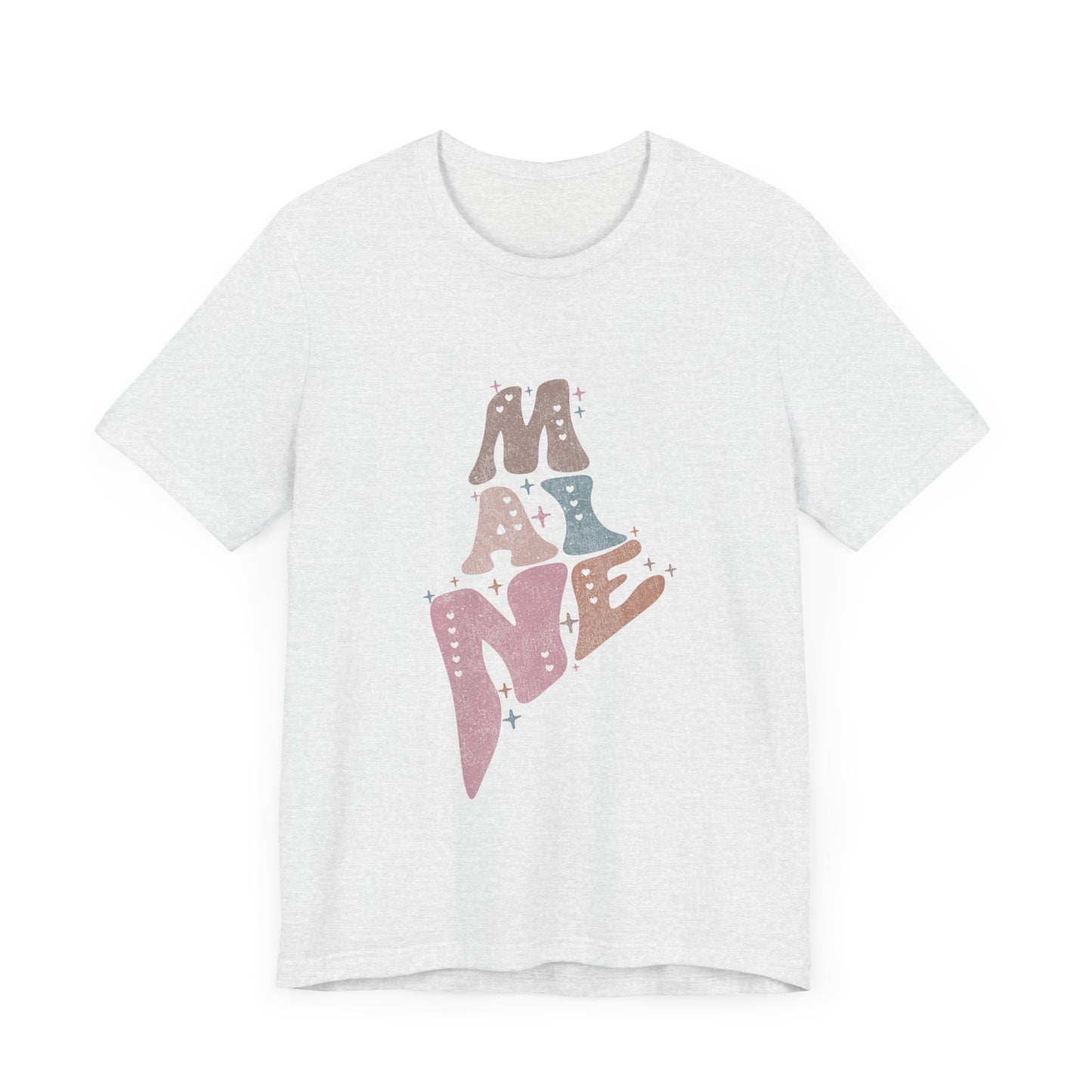 Maine State Tee Unisex Jersey Short Sleeve Tee
