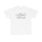 Softball Season- Grey Text Tee