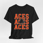 Amanda-Clearcreek Aces Stacked Adult Tee