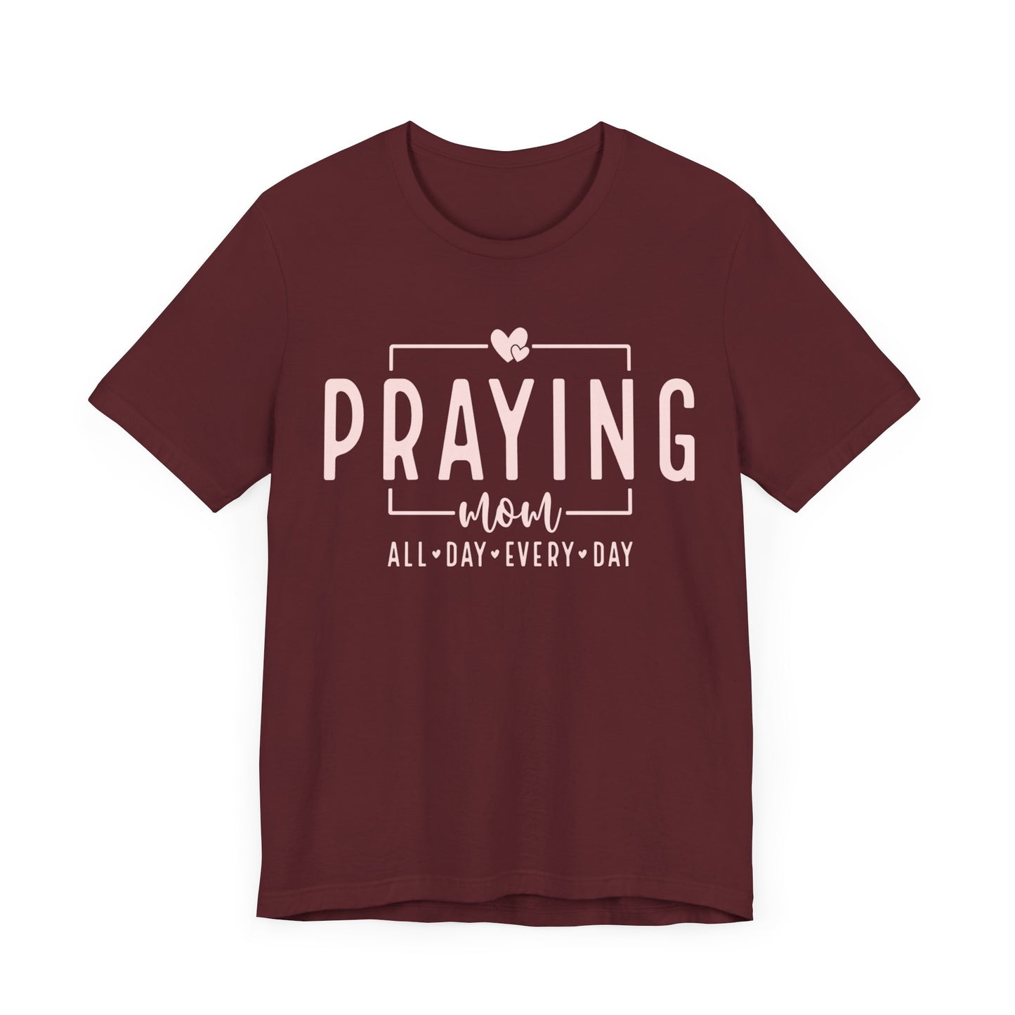 Praying Mom Unisex Jersey Short Sleeve Tee