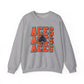 Amanda-Clearcreek Aces Stacked Crewneck Sweatshirt