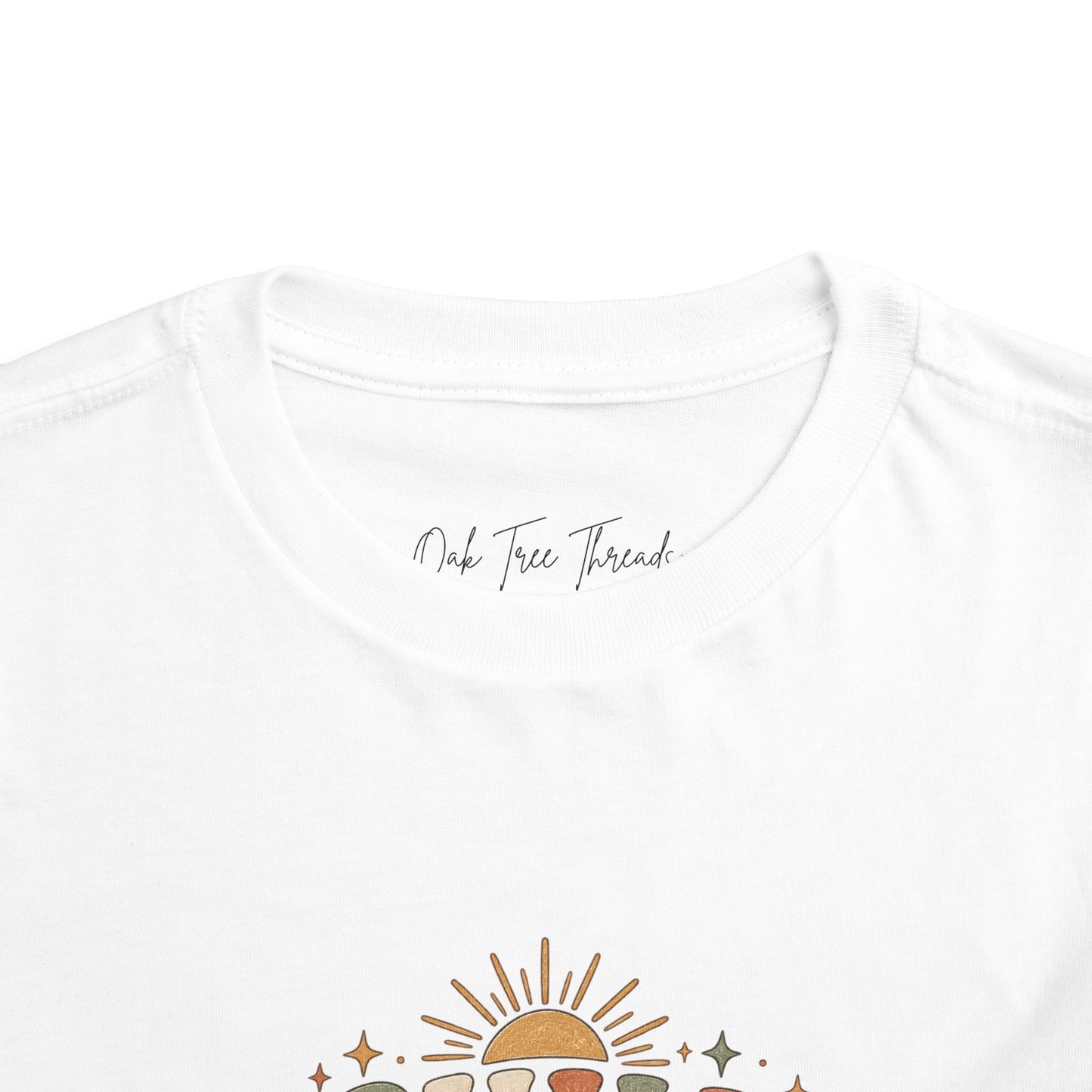 Child of God Toddler Tee — Christian Faith Baby Shirt with Sun & Floral Design