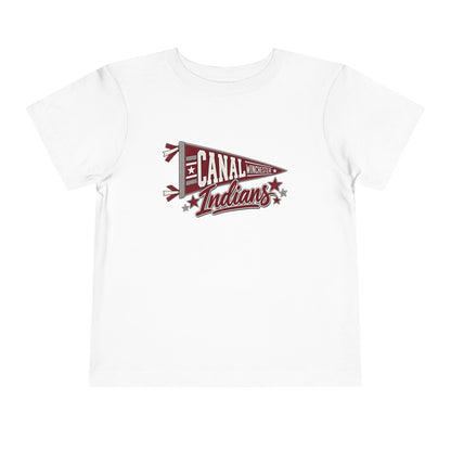 Canal Indians Toddler Tee — Vintage Pennant Sports Shirt