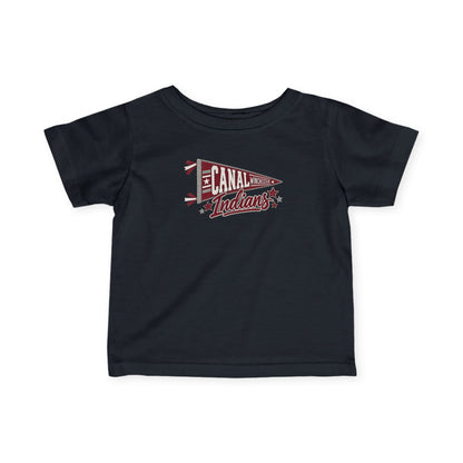 Infant Tee – Canal Indians Vintage Pennant Baby Shirt